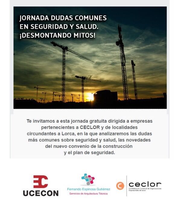 Jornada sobre dudas Seguridad Salud en Obras de Construcción