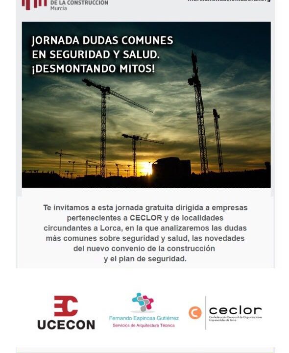 Jornada sobre dudas Seguridad Salud en Obras de Construcción